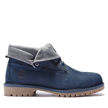 Timberland Férfi Roll-Top 6 Inch Bakancs Sötétkék